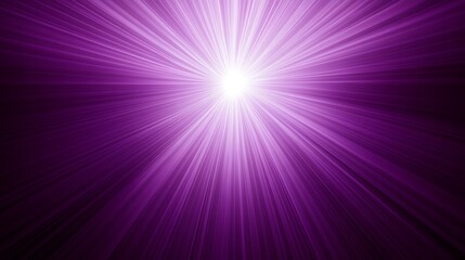 Purple light rays burst background