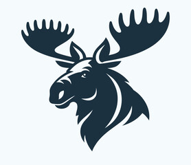 Moose Logo Design – High-Quality Vector Emblem for Outdoor Brands, Wildlife Businesses, Sports Teams, and Adventure Merchandise