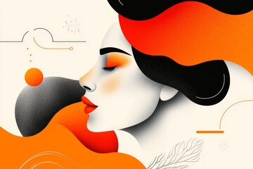 A leaflet advertising a yoga retreat with relaxing colors and peaceful imagery