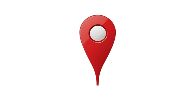 Red map pin icon representing a location marker png