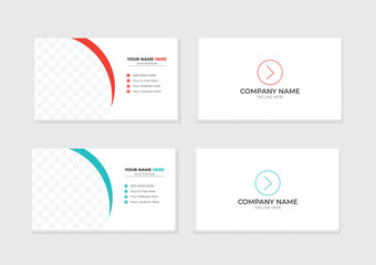 Minimal Individual Business Card Layout