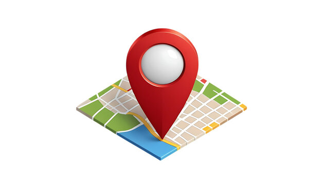 Red map pin icon representing a location marker png