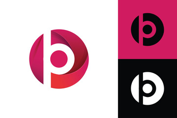 Loop Letter P  logo Design, Logo Design graphic Conception, logo icon template graphic art, vector illustration design.