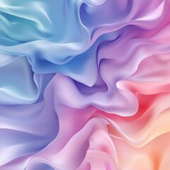 Fototapeta premium Abstract pastel swirls, fluid motion, vibrant background