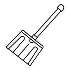 shovel vector illustration