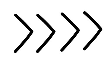 Obraz premium 三角矢印などのあしらい01