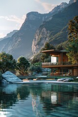 Gorgeous and stunning luxurious house that has an amazing and picturesque view of the landscape outside