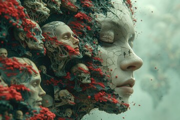 As you journey through a post-apocalyptic landscape, witness the remnants of a once-thriving world, now ravaged by destruction and decay