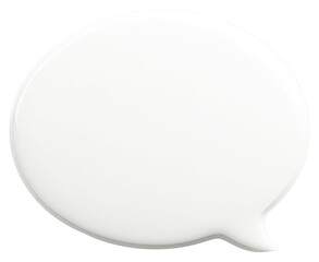 PNG White thinking speech bubble communication illustration minimalist.