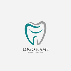 Happy Dental, dental, tooth, dentist, dentistry, smile, happy dental logo fully editable vector template