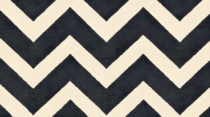 Black and White Chevron Pattern with Textured Background Design