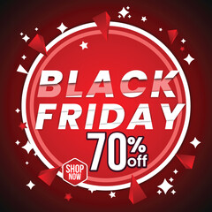 Black Friday Social Media Post design for sales Increase