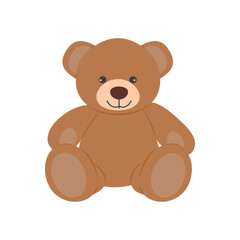 Teddy Bear, Kindergarten Vector Illustration