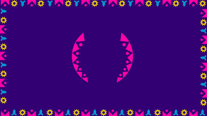 Obraz premium ICC Mens T20 Cricket World Cup 2024 in America theme elements on blue Background Social Media Post, Vector Illustration