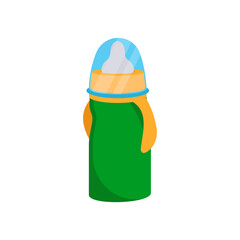Baby Feeder, Kindergarten Vector Illustration