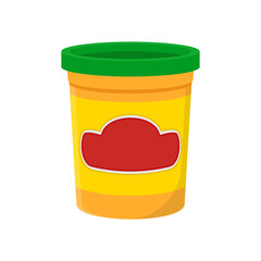 Play Dough, Kindergarten Vector Illustration