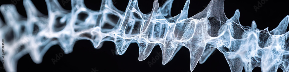 Poster abstract waveform: interconnected network structure