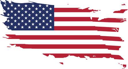 Usa map with map of usa, us map, united states map, map of us, map of united states, america map state vector illustration , American flag icons, the USA's national identity, patriotism, and freedom, 