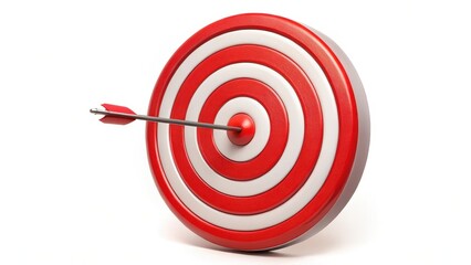 Red Target with Arrow