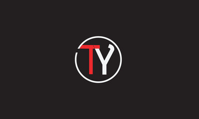 TY, YT, Y, T Abstract Letters Logo Monogram	