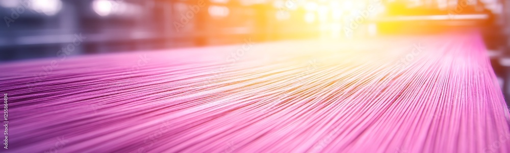 Poster a vibrant, abstract image featuring lines in shades of pink, creating a sense of motion and energy, 