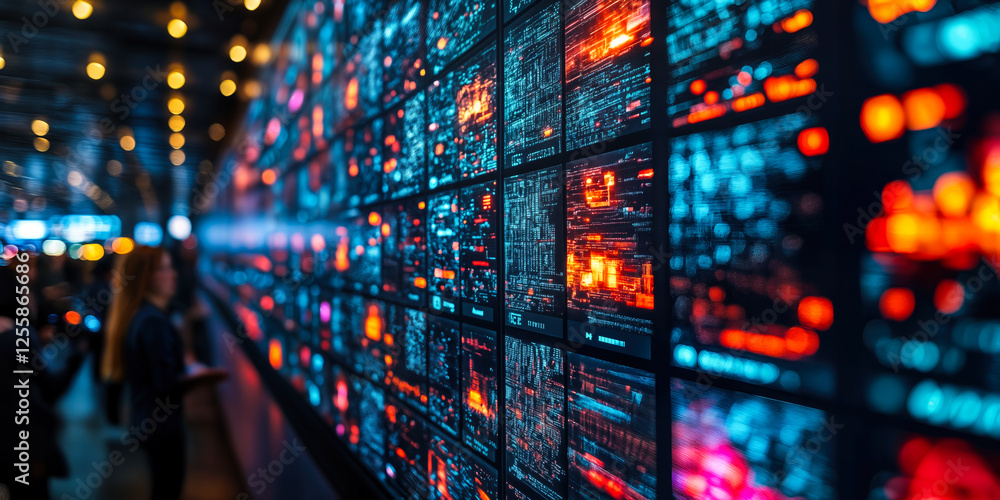 Poster advanced ai-driven video display technology enhancing visual experience for dynamic and clear viewin