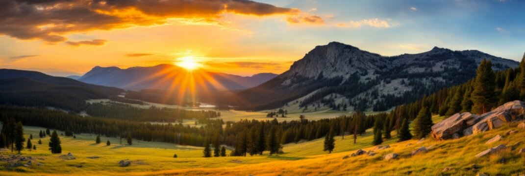 Bitterroot Mountains at Sunset: Travel the Stunning Rocky Peaks of Montana's National Park