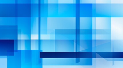 Blue Geometric Shapes: Abstract Composition of Angular and Dynamic Blue Geometrical Forms in Background Graphic