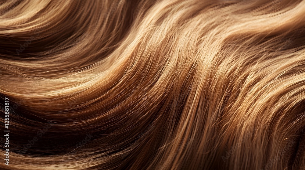 Poster elegant and luxurious wavy blond hair texture abstract background captivating and dynamic swirling p
