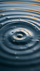 water circle, close-up. with white shades