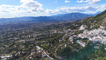 Fototapeta premium village de Mijas en Andalousie, au sud de l'Espagne