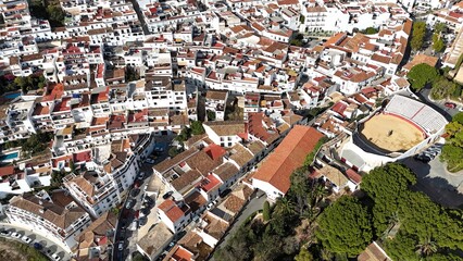 Fototapeta premium village de Mijas en Andalousie, au sud de l'Espagne