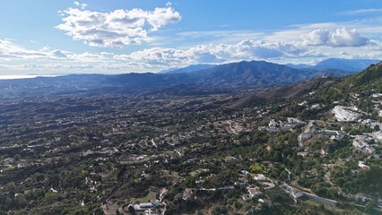 village de Mijas en Andalousie, au sud de l'Espagne