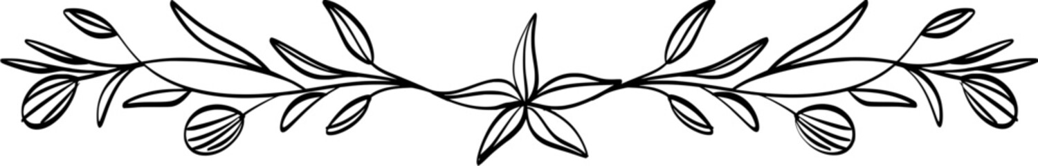 Flower Border Illustration