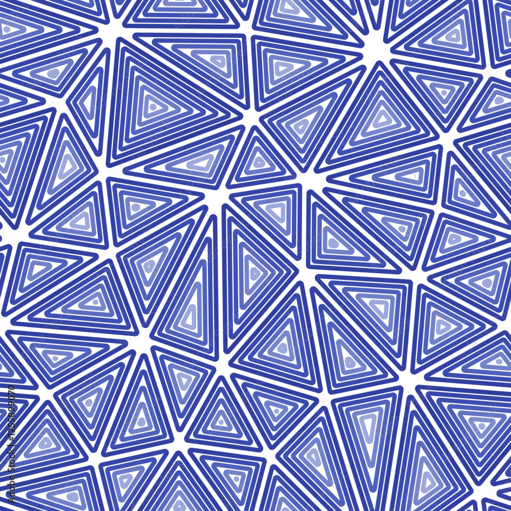 Poster abstract template background. multiple repeated inner triangles. large triangles size. one tone colo