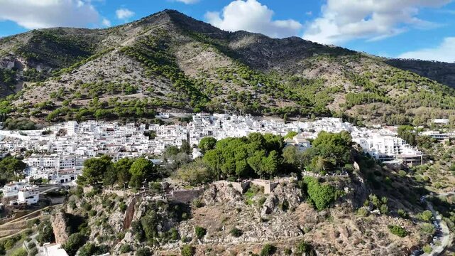village de Mijas en Andalousie, au sud de l'Espagne
