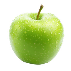 green apple isolated on white - PNG