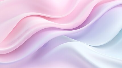 Obraz premium Abstract folds of silky smooth fabric gently cascade down