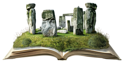 PNG Stonehenge stonehenge grass book.