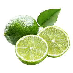 lime on white background.