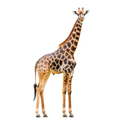 Obraz premium giraffe on white background
