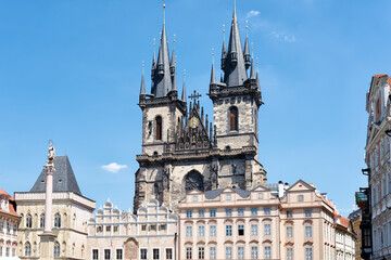 Church of Our Lady before Týn, Prague, Czechia.