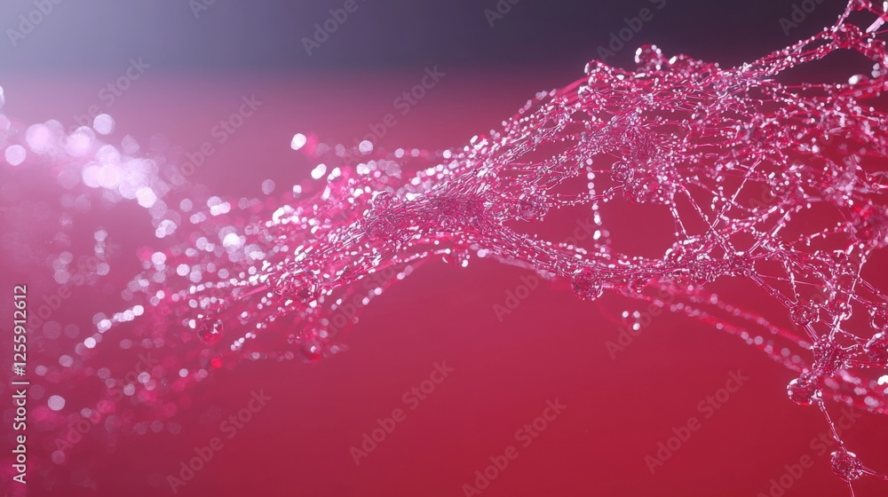 Poster dynamic liquid flow abstract studio macro photography vibrant environment close-up view artistic con