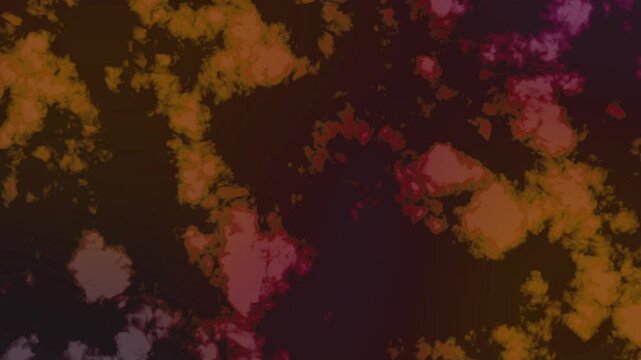 Abstract rowdy clouds effect motion background.