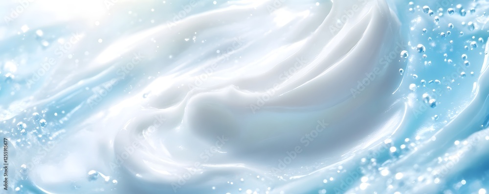Poster Mesmerizing and dynamic fluid texture with ethereal waves and soothing pastel hues creating a serene and calming atmosphere  This abstract background evokes a sense of tranquility fluidity and beauty