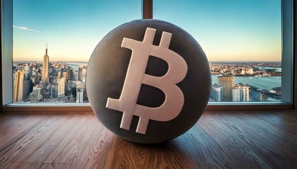 Bitcoin Deco Pillow Condo Real Estate
