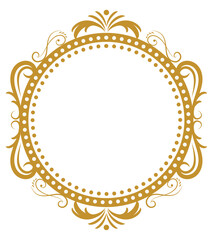 Wedding Monogram Golden Letter N