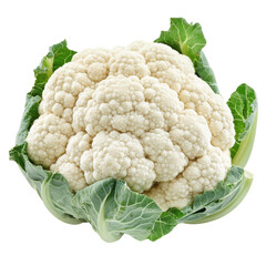 cauliflower isolated on white