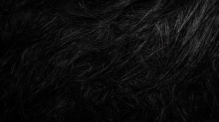 Fototapeta premium Mesmerizing silky waves of mysterious black hair texture abstract background Elegant sophisticated and captivating design with a aesthetic Ideal for conceptual projects