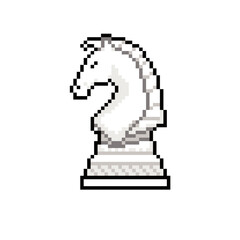 chess horse pieces pixel art